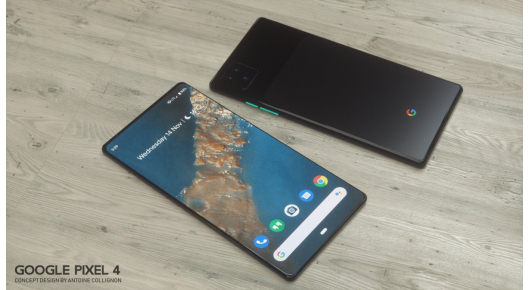 Рендер за Pixel XL 4 го прикажува со тројна камера