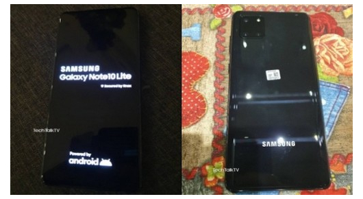 Samsung Galaxy Note 10 Lite доаѓа со Punch-hole и S Pen