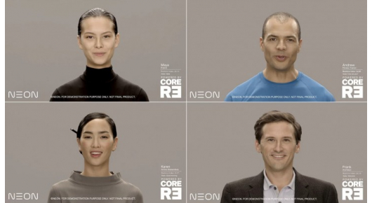 NEON вештачките луѓе на Samsung за прв пат прикажани