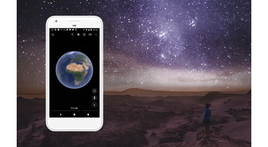 Со Google Earth на смартфон ќе гледате во ѕвездите