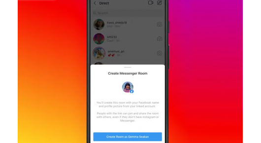 Instagram директно се интегрира со Messenger Rooms