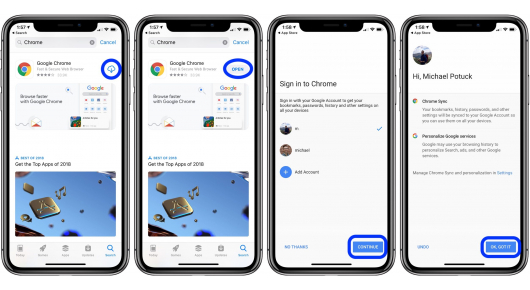 Конечно ќе може Chrome да ви биде прв избор на iPhone