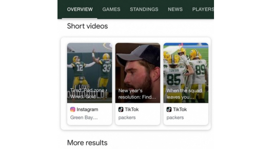 Кратки видеа од Instagram и TikTok се тестираат за Google Search