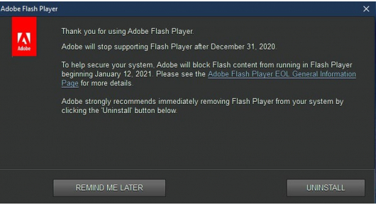Adobe Flash Player официјално заминува во историјата од 2021