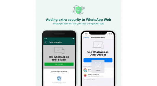 За WhatsApp на десктоп ќе се влегува со биометриска потврда