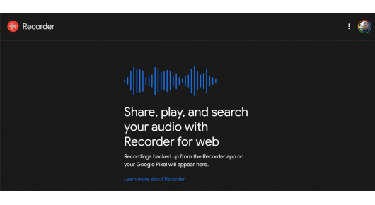 Google Voice Recorder доаѓа и на веб