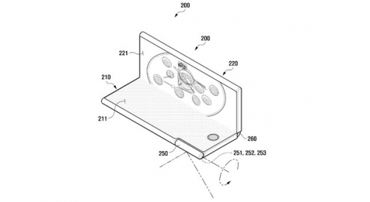 Samsung патентирал преклопен смартфон со ротирачка камера