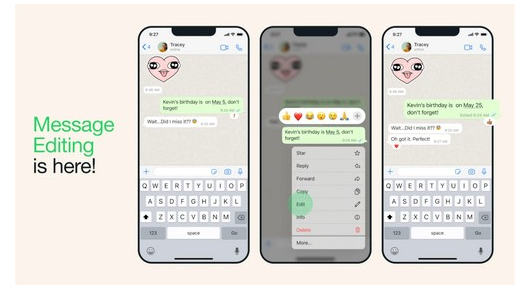 WhatsApp коонечно објави опција за измена на пораките!