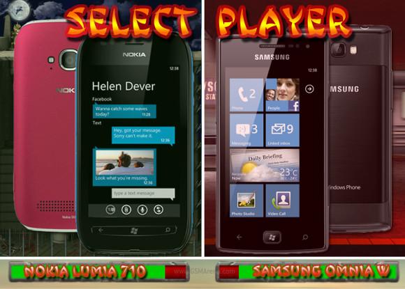 Nokia Lumia 710 vs. Samsung I8350 Omnia W