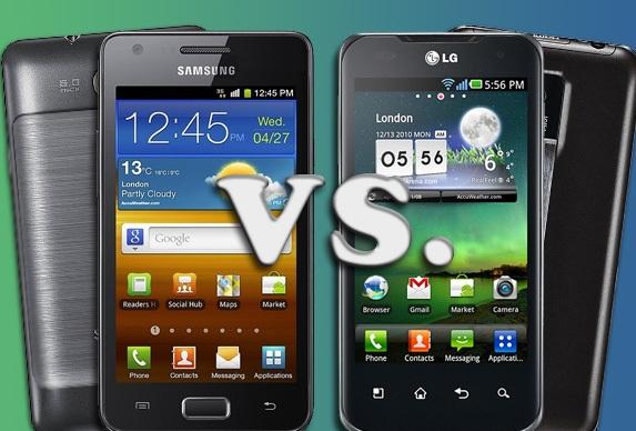 Samsung Galaxy R vs. LG Optimus 2X